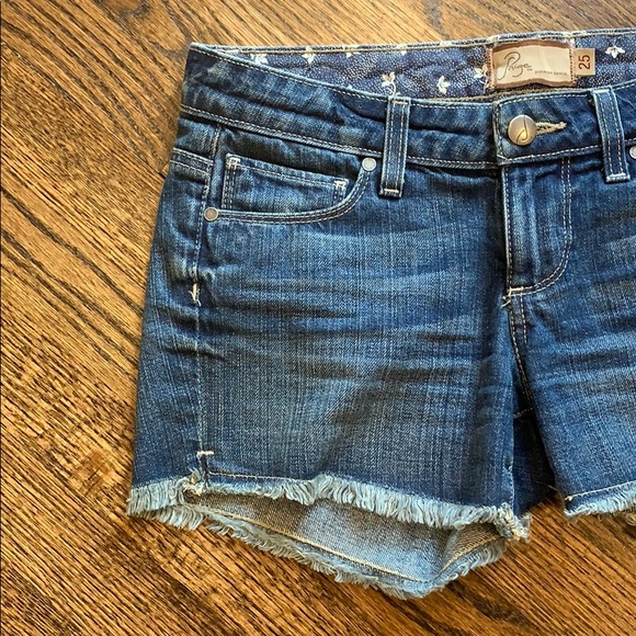 Paige Denim Cutoff Shorts - Picture 2 of 7